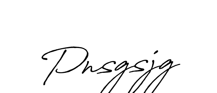 Design your own signature with our free online signature maker. With this signature software, you can create a handwritten (Antro_Vectra_Bolder) signature for name Pnsgsjg. Pnsgsjg signature style 7 images and pictures png