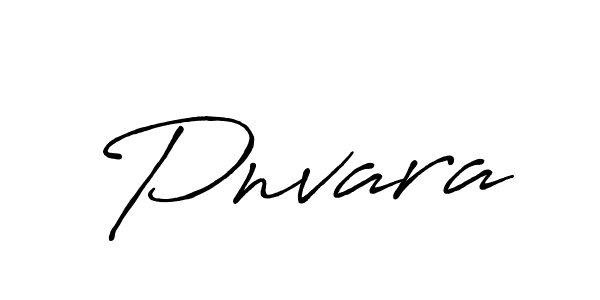 Create a beautiful signature design for name Pnvara. With this signature (Antro_Vectra_Bolder) fonts, you can make a handwritten signature for free. Pnvara signature style 7 images and pictures png