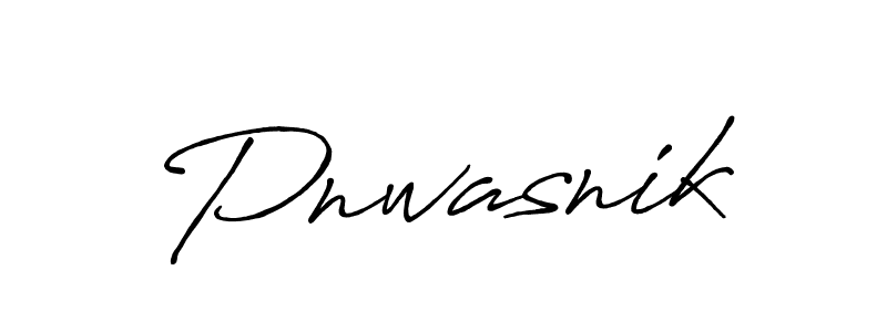 Design your own signature with our free online signature maker. With this signature software, you can create a handwritten (Antro_Vectra_Bolder) signature for name Pnwasnik. Pnwasnik signature style 7 images and pictures png