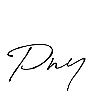 Make a beautiful signature design for name Pny. With this signature (Antro_Vectra_Bolder) style, you can create a handwritten signature for free. Pny signature style 7 images and pictures png