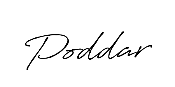 Design your own signature with our free online signature maker. With this signature software, you can create a handwritten (Antro_Vectra_Bolder) signature for name Poddar. Poddar signature style 7 images and pictures png
