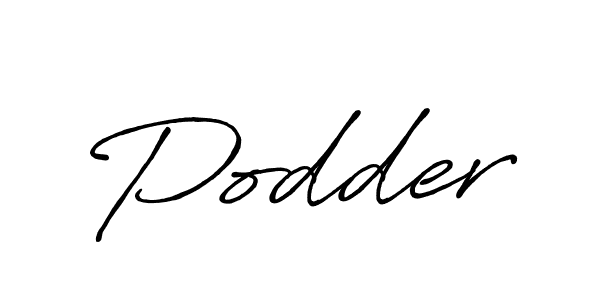 How to make Podder signature? Antro_Vectra_Bolder is a professional autograph style. Create handwritten signature for Podder name. Podder signature style 7 images and pictures png