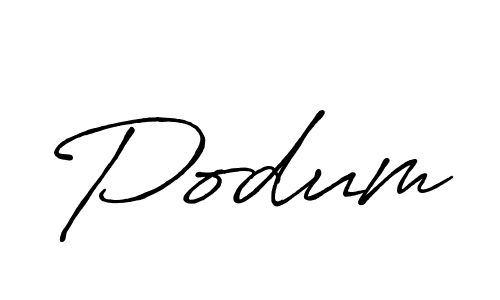 It looks lik you need a new signature style for name Podum. Design unique handwritten (Antro_Vectra_Bolder) signature with our free signature maker in just a few clicks. Podum signature style 7 images and pictures png