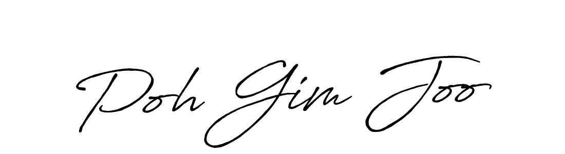 Also we have Poh Gim Joo name is the best signature style. Create professional handwritten signature collection using Antro_Vectra_Bolder autograph style. Poh Gim Joo signature style 7 images and pictures png