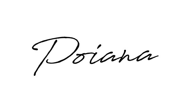 Design your own signature with our free online signature maker. With this signature software, you can create a handwritten (Antro_Vectra_Bolder) signature for name Poiana. Poiana signature style 7 images and pictures png