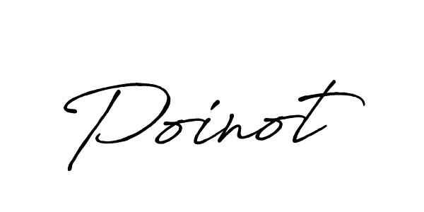 How to make Poinot name signature. Use Antro_Vectra_Bolder style for creating short signs online. This is the latest handwritten sign. Poinot signature style 7 images and pictures png