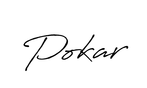 Also we have Pokar name is the best signature style. Create professional handwritten signature collection using Antro_Vectra_Bolder autograph style. Pokar signature style 7 images and pictures png
