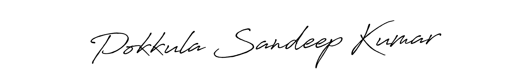 Make a beautiful signature design for name Pokkula Sandeep Kumar. Use this online signature maker to create a handwritten signature for free. Pokkula Sandeep Kumar signature style 7 images and pictures png