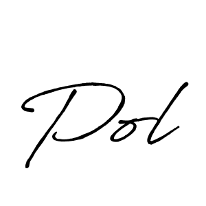 Also You can easily find your signature by using the search form. We will create Pol name handwritten signature images for you free of cost using Antro_Vectra_Bolder sign style. Pol signature style 7 images and pictures png