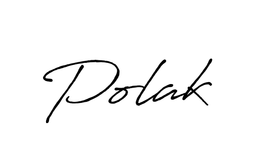 How to make Polak signature? Antro_Vectra_Bolder is a professional autograph style. Create handwritten signature for Polak name. Polak signature style 7 images and pictures png