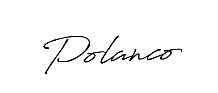 Similarly Antro_Vectra_Bolder is the best handwritten signature design. Signature creator online .You can use it as an online autograph creator for name Polanco. Polanco signature style 7 images and pictures png