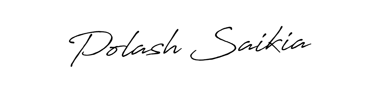 if you are searching for the best signature style for your name Polash Saikia. so please give up your signature search. here we have designed multiple signature styles  using Antro_Vectra_Bolder. Polash Saikia signature style 7 images and pictures png