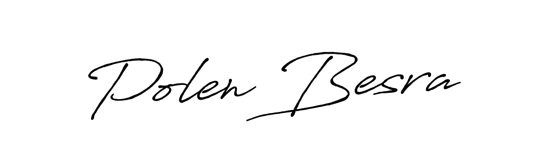 Antro_Vectra_Bolder is a professional signature style that is perfect for those who want to add a touch of class to their signature. It is also a great choice for those who want to make their signature more unique. Get Polen Besra name to fancy signature for free. Polen Besra signature style 7 images and pictures png