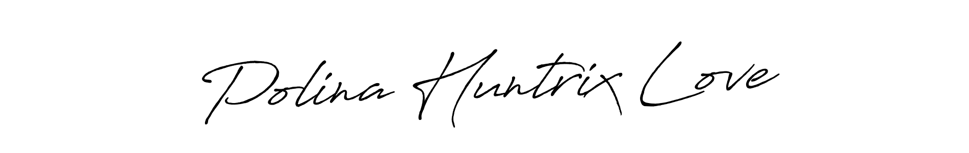 It looks lik you need a new signature style for name Polina Huntrix Love. Design unique handwritten (Antro_Vectra_Bolder) signature with our free signature maker in just a few clicks. Polina Huntrix Love signature style 7 images and pictures png