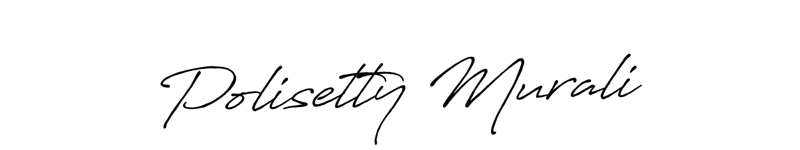 Best and Professional Signature Style for Polisetty Murali. Antro_Vectra_Bolder Best Signature Style Collection. Polisetty Murali signature style 7 images and pictures png