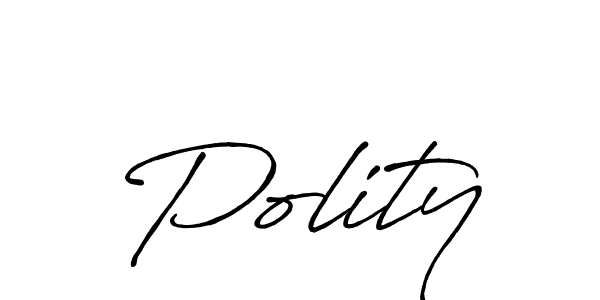 Also we have Polity name is the best signature style. Create professional handwritten signature collection using Antro_Vectra_Bolder autograph style. Polity signature style 7 images and pictures png