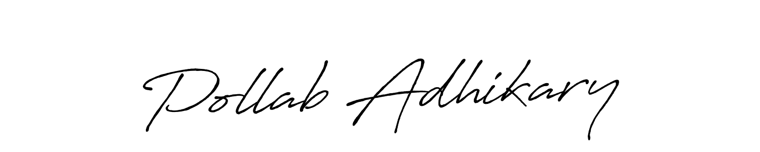 if you are searching for the best signature style for your name Pollab Adhikary. so please give up your signature search. here we have designed multiple signature styles  using Antro_Vectra_Bolder. Pollab Adhikary signature style 7 images and pictures png