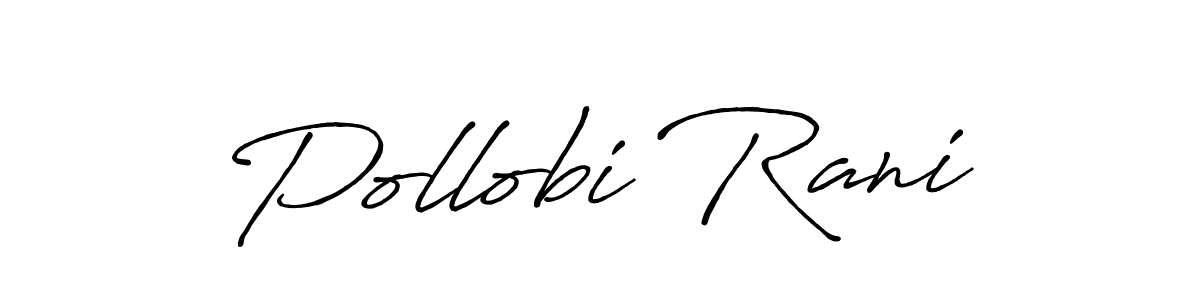 Use a signature maker to create a handwritten signature online. With this signature software, you can design (Antro_Vectra_Bolder) your own signature for name Pollobi Rani. Pollobi Rani signature style 7 images and pictures png