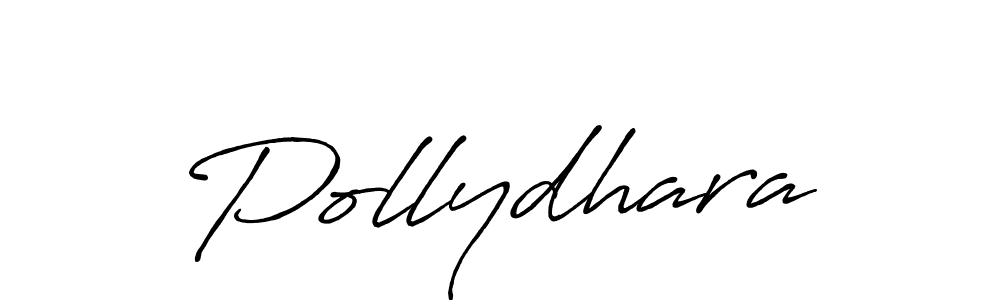 Create a beautiful signature design for name Pollydhara. With this signature (Antro_Vectra_Bolder) fonts, you can make a handwritten signature for free. Pollydhara signature style 7 images and pictures png