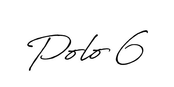 Create a beautiful signature design for name Polo 6. With this signature (Antro_Vectra_Bolder) fonts, you can make a handwritten signature for free. Polo 6 signature style 7 images and pictures png