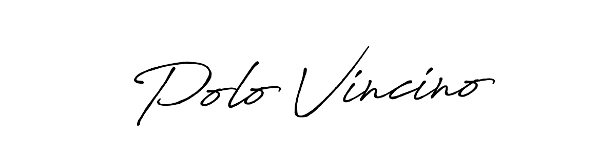 Antro_Vectra_Bolder is a professional signature style that is perfect for those who want to add a touch of class to their signature. It is also a great choice for those who want to make their signature more unique. Get Polo Vincino name to fancy signature for free. Polo Vincino signature style 7 images and pictures png