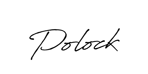 Polock stylish signature style. Best Handwritten Sign (Antro_Vectra_Bolder) for my name. Handwritten Signature Collection Ideas for my name Polock. Polock signature style 7 images and pictures png