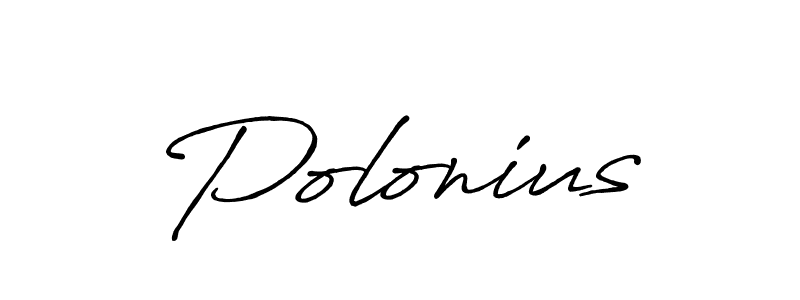 if you are searching for the best signature style for your name Polonius. so please give up your signature search. here we have designed multiple signature styles  using Antro_Vectra_Bolder. Polonius signature style 7 images and pictures png