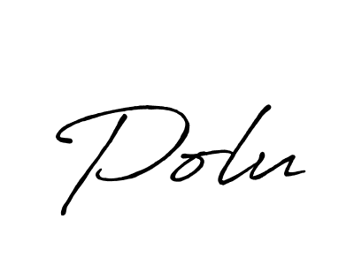 Once you've used our free online signature maker to create your best signature Antro_Vectra_Bolder style, it's time to enjoy all of the benefits that Polu name signing documents. Polu signature style 7 images and pictures png