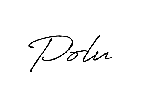 Antro_Vectra_Bolder is a professional signature style that is perfect for those who want to add a touch of class to their signature. It is also a great choice for those who want to make their signature more unique. Get Polu  name to fancy signature for free. Polu  signature style 7 images and pictures png