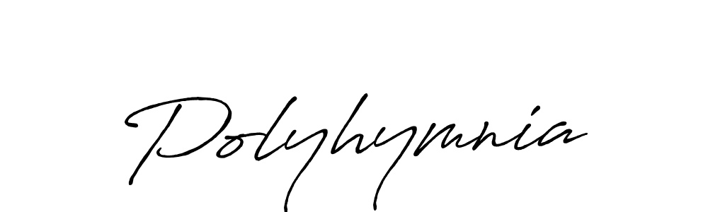 How to make Polyhymnia signature? Antro_Vectra_Bolder is a professional autograph style. Create handwritten signature for Polyhymnia name. Polyhymnia signature style 7 images and pictures png