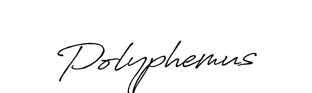 Design your own signature with our free online signature maker. With this signature software, you can create a handwritten (Antro_Vectra_Bolder) signature for name Polyphemus. Polyphemus signature style 7 images and pictures png