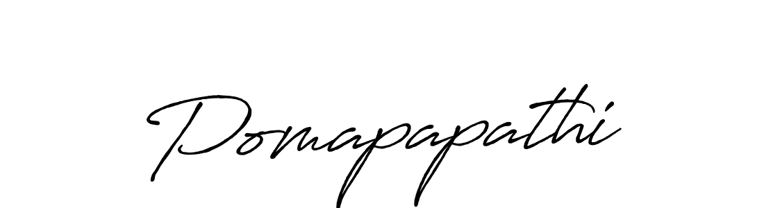 It looks lik you need a new signature style for name Pomapapathi. Design unique handwritten (Antro_Vectra_Bolder) signature with our free signature maker in just a few clicks. Pomapapathi signature style 7 images and pictures png