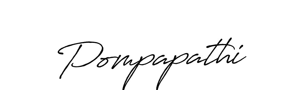 How to make Pompapathi name signature. Use Antro_Vectra_Bolder style for creating short signs online. This is the latest handwritten sign. Pompapathi signature style 7 images and pictures png