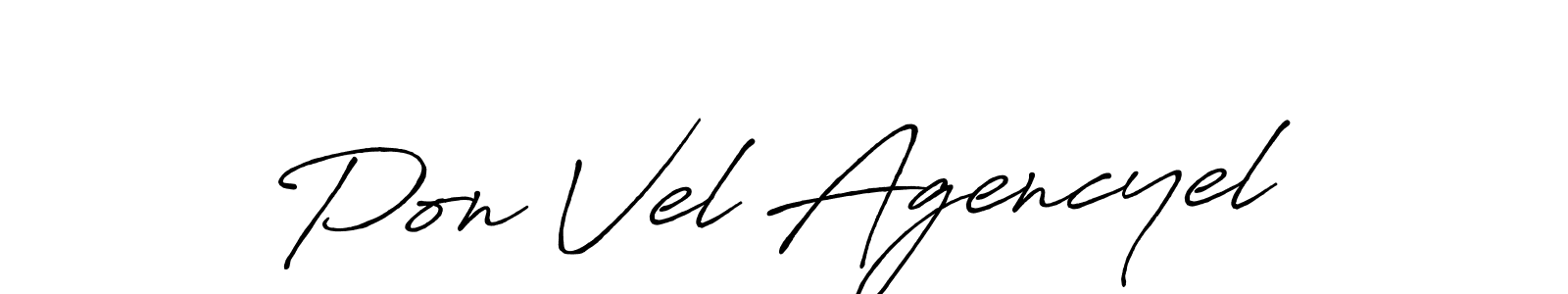 Once you've used our free online signature maker to create your best signature Antro_Vectra_Bolder style, it's time to enjoy all of the benefits that Pon Vel Agencyel name signing documents. Pon Vel Agencyel signature style 7 images and pictures png