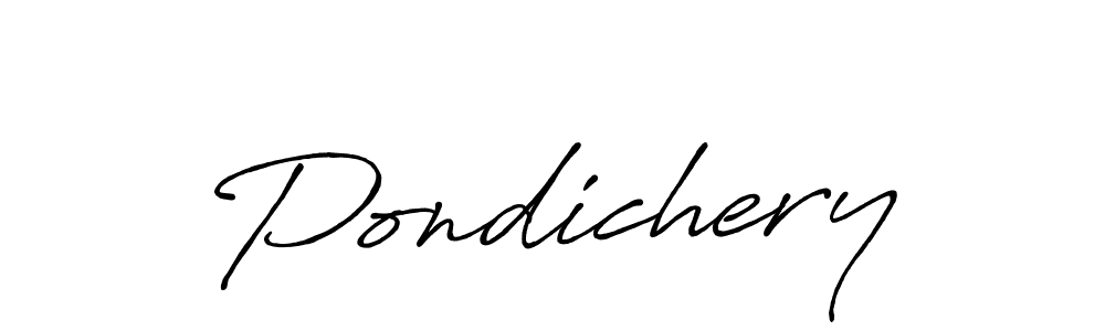 Also we have Pondichery name is the best signature style. Create professional handwritten signature collection using Antro_Vectra_Bolder autograph style. Pondichery signature style 7 images and pictures png
