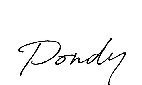 The best way (Antro_Vectra_Bolder) to make a short signature is to pick only two or three words in your name. The name Pondy include a total of six letters. For converting this name. Pondy signature style 7 images and pictures png