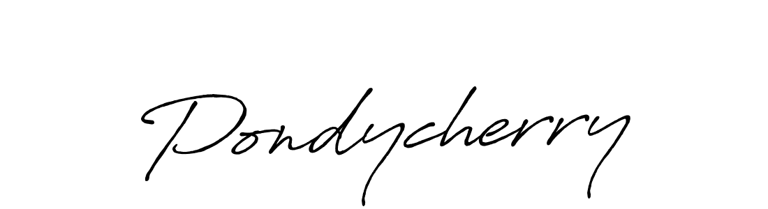 It looks lik you need a new signature style for name Pondycherry. Design unique handwritten (Antro_Vectra_Bolder) signature with our free signature maker in just a few clicks. Pondycherry signature style 7 images and pictures png