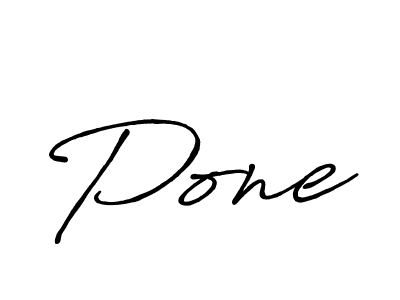 Also we have Pone name is the best signature style. Create professional handwritten signature collection using Antro_Vectra_Bolder autograph style. Pone signature style 7 images and pictures png