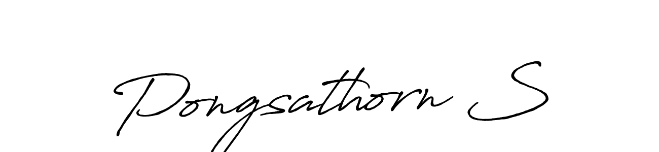 This is the best signature style for the Pongsathorn S name. Also you like these signature font (Antro_Vectra_Bolder). Mix name signature. Pongsathorn S signature style 7 images and pictures png