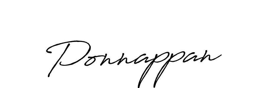 Ponnappan stylish signature style. Best Handwritten Sign (Antro_Vectra_Bolder) for my name. Handwritten Signature Collection Ideas for my name Ponnappan. Ponnappan signature style 7 images and pictures png