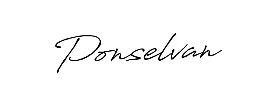 if you are searching for the best signature style for your name Ponselvan. so please give up your signature search. here we have designed multiple signature styles  using Antro_Vectra_Bolder. Ponselvan signature style 7 images and pictures png