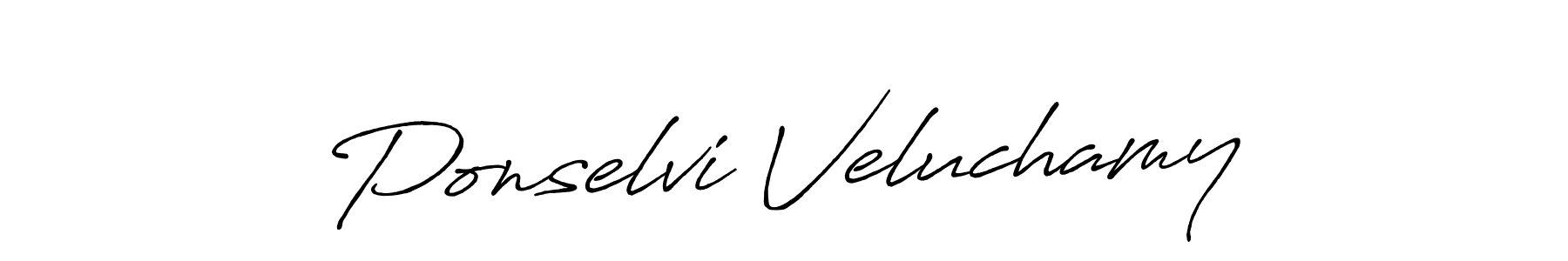 This is the best signature style for the Ponselvi Veluchamy name. Also you like these signature font (Antro_Vectra_Bolder). Mix name signature. Ponselvi Veluchamy signature style 7 images and pictures png