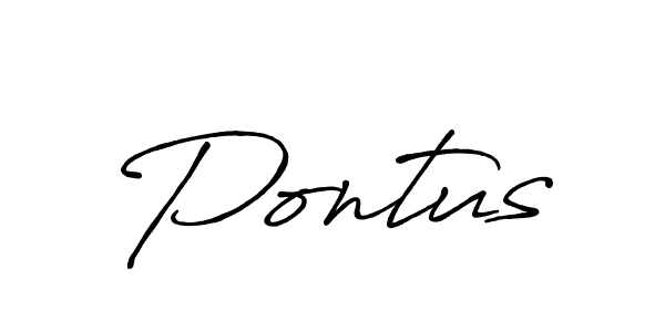 Create a beautiful signature design for name Pontus. With this signature (Antro_Vectra_Bolder) fonts, you can make a handwritten signature for free. Pontus signature style 7 images and pictures png