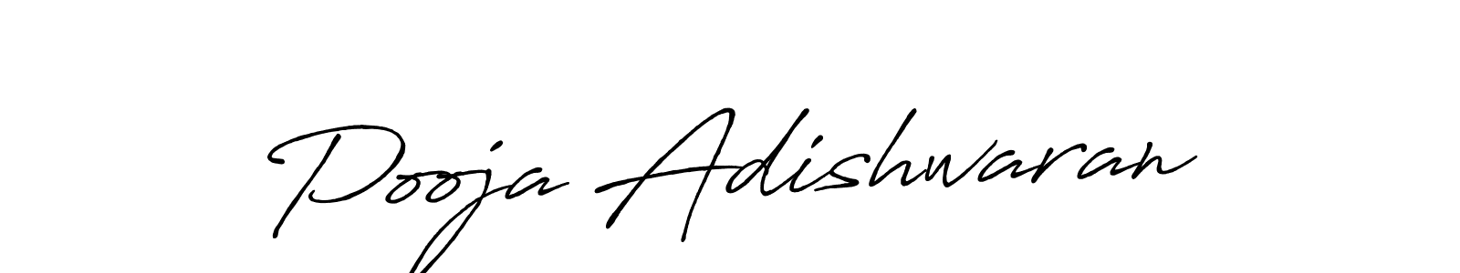 You should practise on your own different ways (Antro_Vectra_Bolder) to write your name (Pooja Adishwaran) in signature. don't let someone else do it for you. Pooja Adishwaran signature style 7 images and pictures png