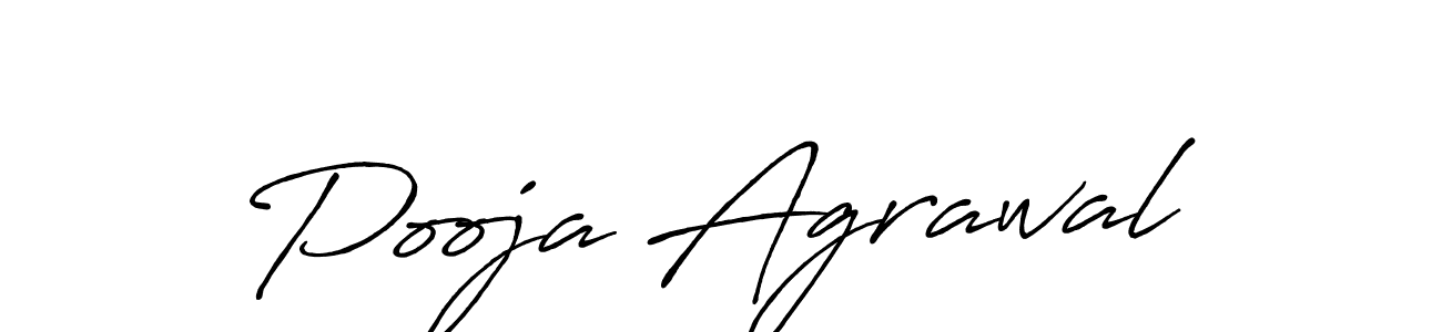 Design your own signature with our free online signature maker. With this signature software, you can create a handwritten (Antro_Vectra_Bolder) signature for name Pooja Agrawal. Pooja Agrawal signature style 7 images and pictures png