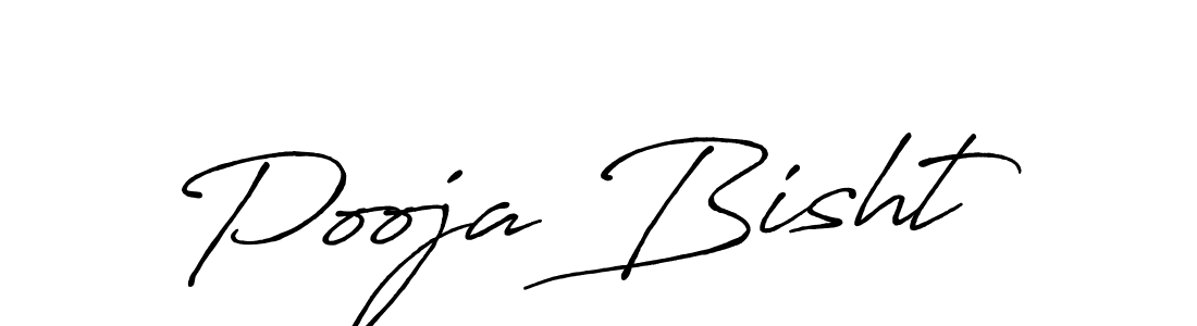 Also we have Pooja Bisht name is the best signature style. Create professional handwritten signature collection using Antro_Vectra_Bolder autograph style. Pooja Bisht signature style 7 images and pictures png