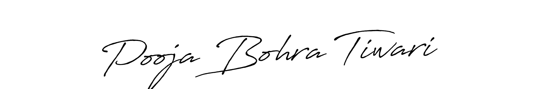 if you are searching for the best signature style for your name Pooja Bohra Tiwari. so please give up your signature search. here we have designed multiple signature styles  using Antro_Vectra_Bolder. Pooja Bohra Tiwari signature style 7 images and pictures png