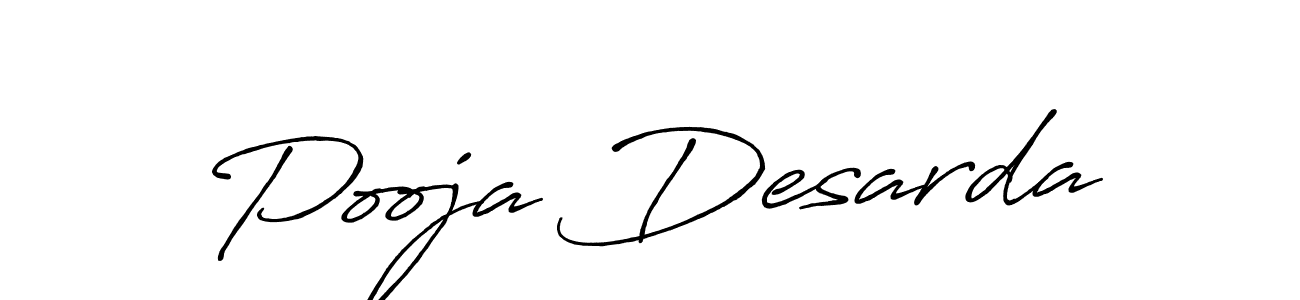 It looks lik you need a new signature style for name Pooja Desarda. Design unique handwritten (Antro_Vectra_Bolder) signature with our free signature maker in just a few clicks. Pooja Desarda signature style 7 images and pictures png