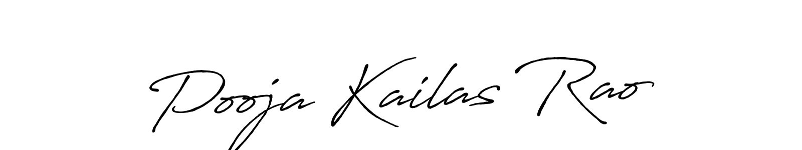 It looks lik you need a new signature style for name Pooja Kailas Rao. Design unique handwritten (Antro_Vectra_Bolder) signature with our free signature maker in just a few clicks. Pooja Kailas Rao signature style 7 images and pictures png