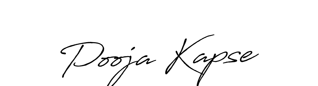 Also we have Pooja Kapse name is the best signature style. Create professional handwritten signature collection using Antro_Vectra_Bolder autograph style. Pooja Kapse signature style 7 images and pictures png